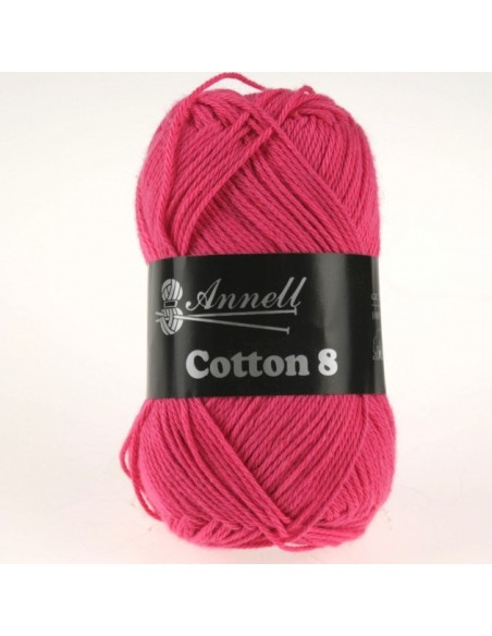 Cotton 8 - Pelote N°77 Rose indien