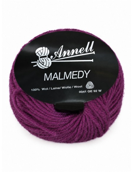 Malmedy N°2553 - Pelote 100% Laine - Violet