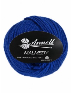 Malmedy N°2538 - Pelote 100% Laine vierge - Bleu roy