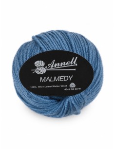 Malmedy N°2524 - Pelote 100% Laine vierge - Bleu Jeans