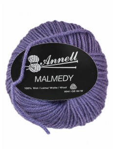 Malmedy N°2550 - Pelote 100% Laine vierge - Bleu violacé