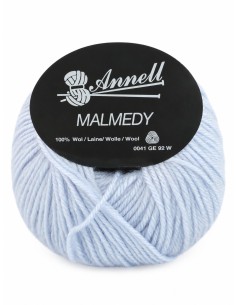 Malmedy N°2539 - Pelote 100% Laine vierge - Ciel gris