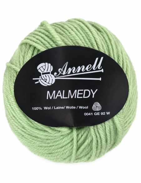 Malmedy N°2544 - Pelote 100% Laine vierge - Vert clair