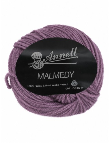 Malmedy N°2572 - Pelote 100% Laine vierge - Parme foncé