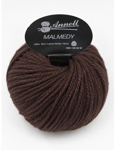 Malmedy N°2501 - Pelote 100% Laine vierge - Marron foncé