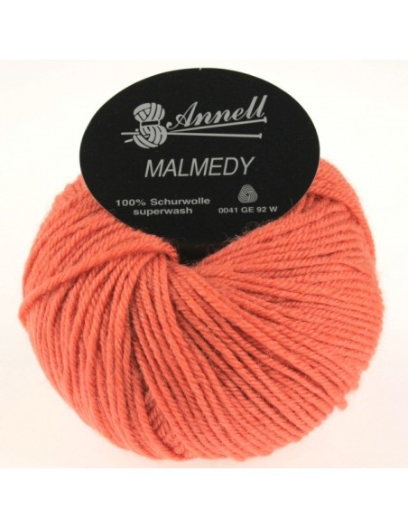 Malmedy N°2517 - Pelote 100% Laine vierge - Brique claire