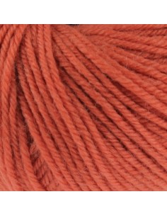 Malmedy N°2517 - Pelote 100% Laine vierge - Brique claire 2