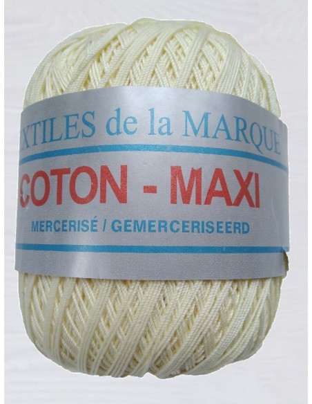Coton MAXI 01 - Pack 10 Pelotes