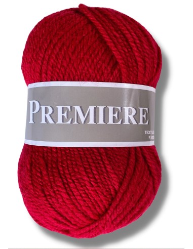 Première 43 - Pack 10 pelotes Rouge foncé