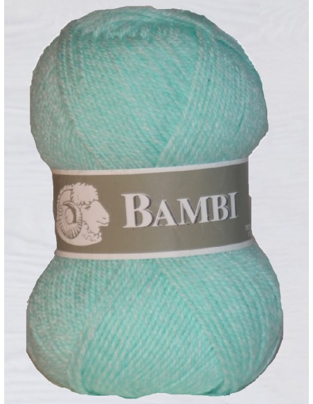 Bambi 523 - Pelote Vert Nil chiné