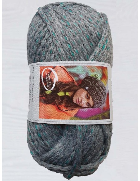 Pelote de fil à tricoter Laine Mélangée  50% Acrylique 30% Laine 20% Polyamide Poids : 50g Longueur : 148m Aiguilles : 3-4