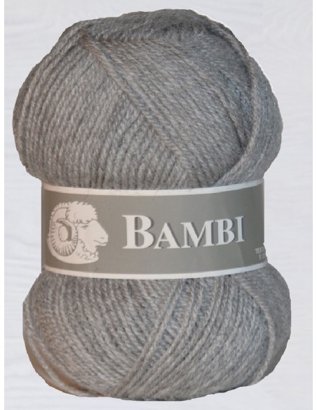 Bambi 65 - Pack 10 pelotes Gris Moyen