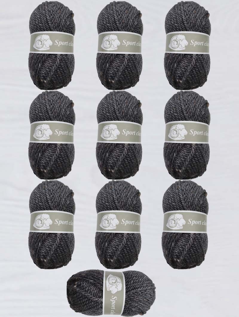 Pelotes de fil à tricoter- 6 couleurs classiques - Tricot, Laine