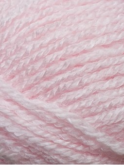 Pelote de laine bébé Poulinette Rose Bonbon, fil layette - Badaboum