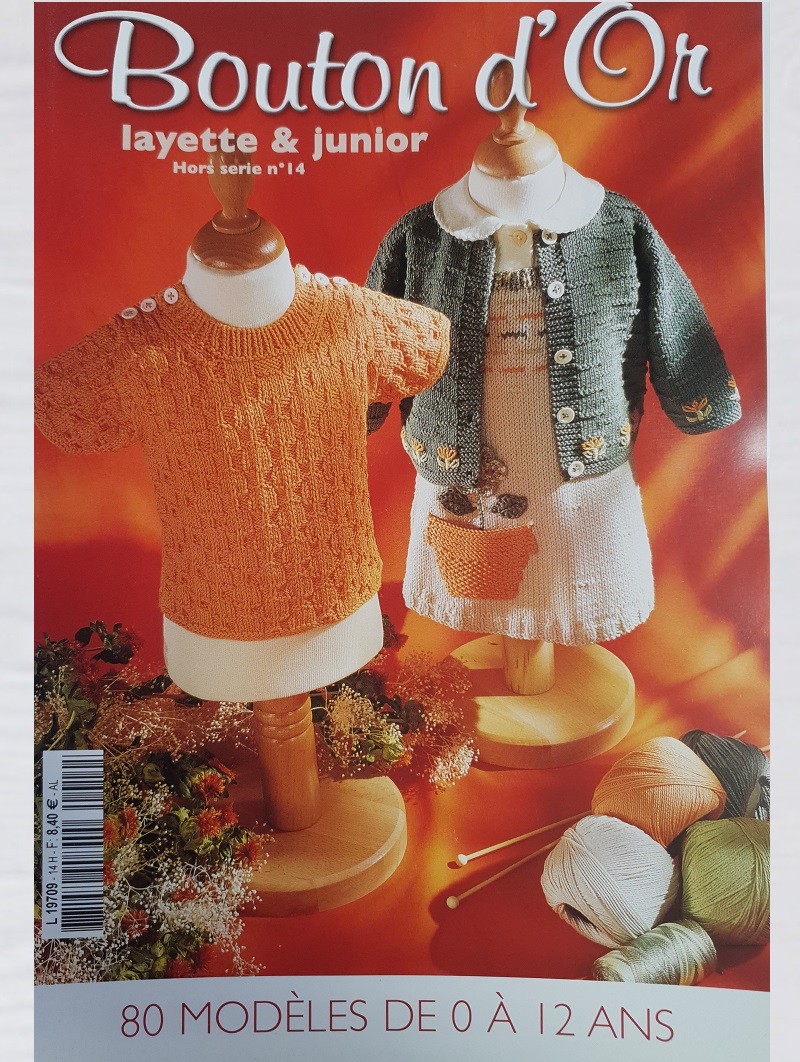 Catalogue tricot Bouton d'or  /Doudou layette et enfant/ H serie n°25 